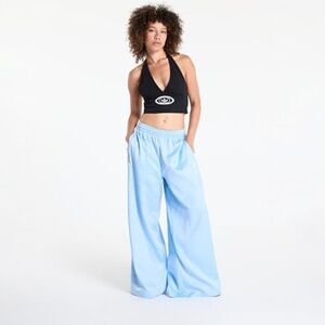 adidas Sky Blue Women's Wide-Leg Joggers